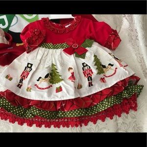 NEW HOLIDAY CHRISTMAS DRESS -Baby  12 & 18 month